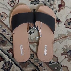 Old Navy BlackSandals kids,girls